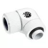 Bitspower BP-DWE90RMLA14 Advanced Multi-Link adaptador giratorio de 90°, G1/4 macho a tubo rígido de 14 mm de diámetro exterior, blanco