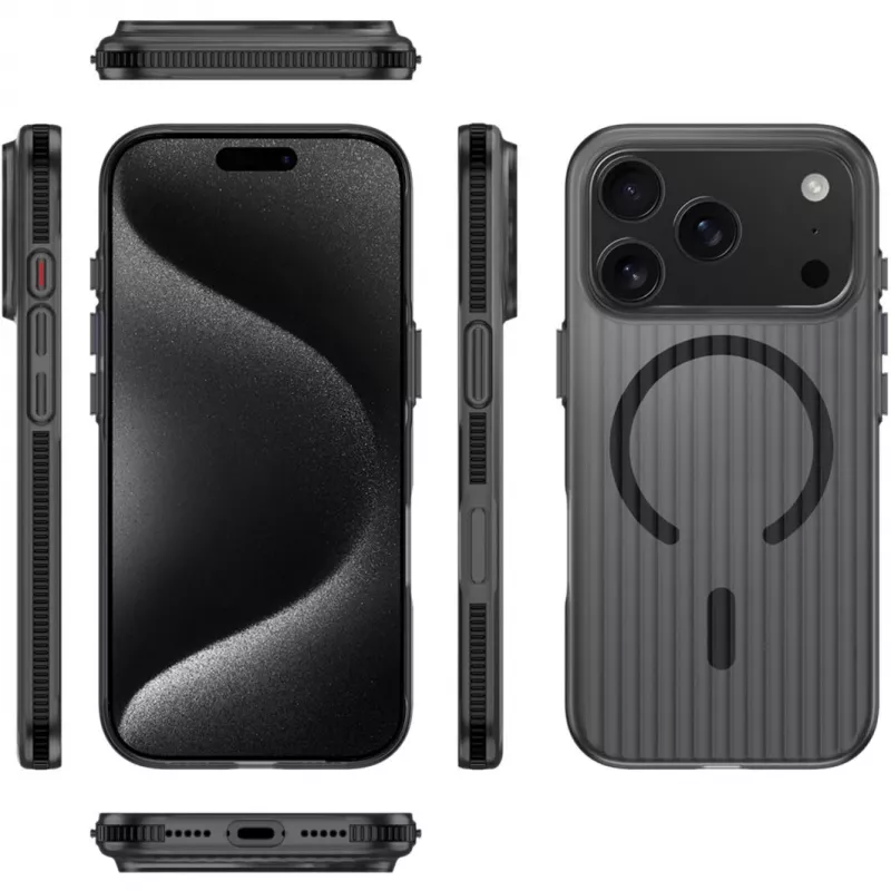 4smarts Design Case Aero para iPhone 17 Pro, negro (541641)
