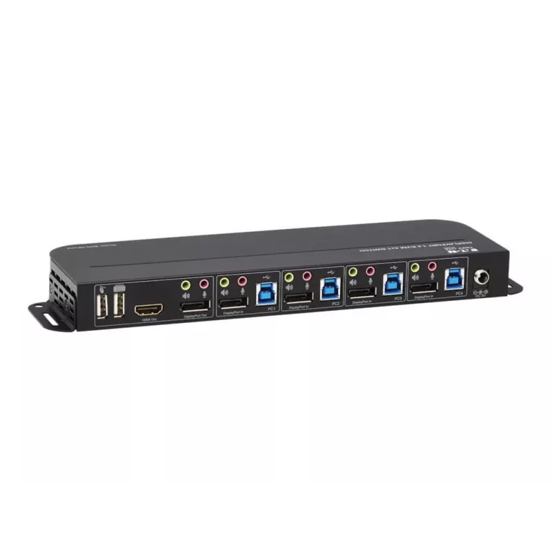 Tripp Eaton Tripp Lite Serie 4 puertos DisplayPort KVM con conexiones de consola duales (DP y HDMI)
