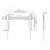 Sbox PLB-5746F Soporte fijo para pantalla plana para TV LED 37-70 35kg