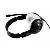 Auriculares MEDIA-TECH MT3573 con cable binaurales plegables con micrófono de diadema, cable de 1,9 m, USB, negro