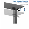 Mesa regulable en altura up up Forseti B-1-20TMF negra – mesa de trabajo regulable en altura