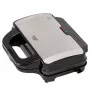 Sandwichera Adler AD 3043, 1300 W, placas antiadherentes, 2 sándwiches, superficie de cocción 285 × 152 mm, negra