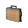 Organizador de piezas pequeñas Stanley Sortmaster Multilevel Organizer negro transparente 400x420x315 mm