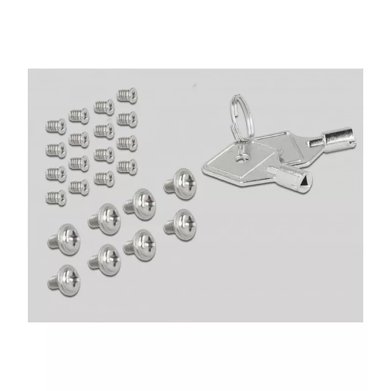Embellecedor de unidad DeLOCK 47233 negro