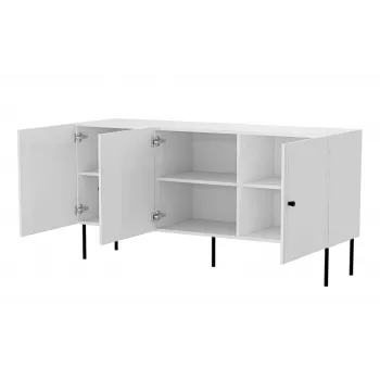 Cómoda 3D PALAZZO BIS 151x40x75 blanco mate