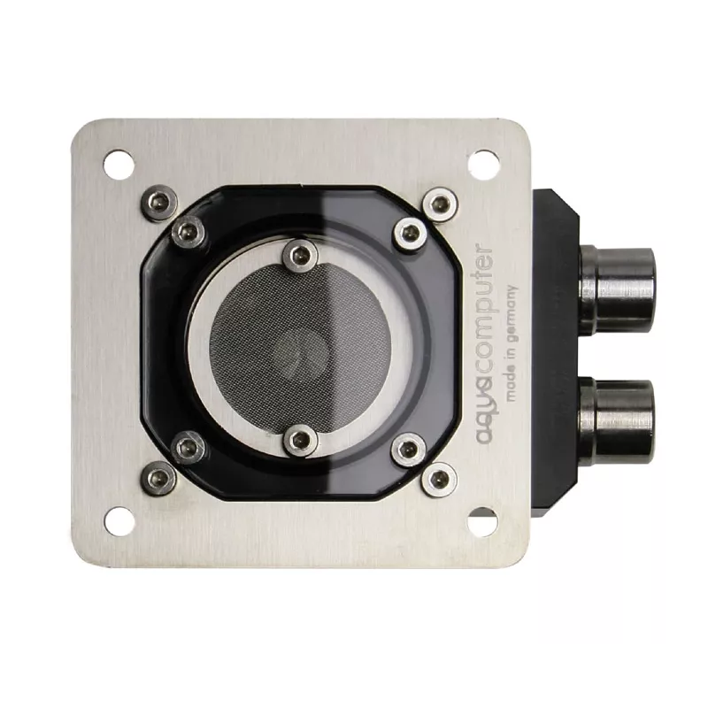 Pieza/accesorio para sistema de refrigeración de PC Aqua-Computer 34018 — negro acero inoxidable