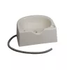 SUNDO 47080 lavabo portátil para el cabello con desagüe, blanco