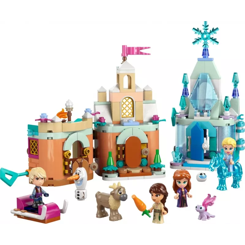 LEGO DISNEY 43278 Mini castillo de Arendelle y palacio de hielo de Elsa