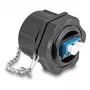 DeLOCK conector de fibra óptica LC dúplex monomodo IP68 impermeable