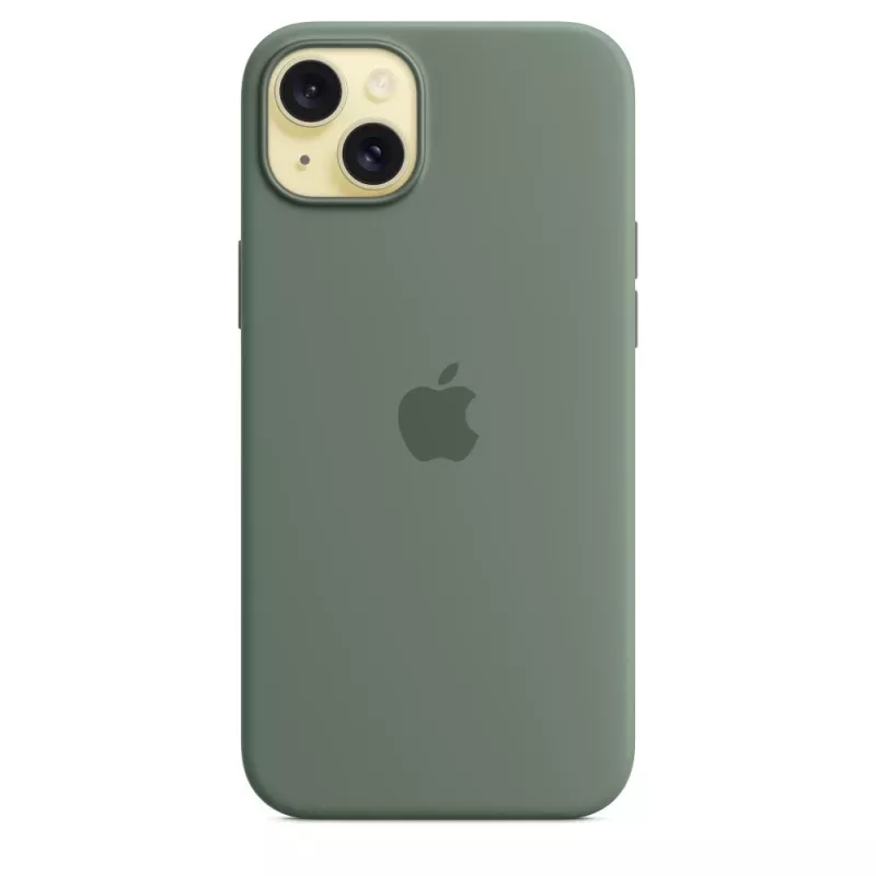Apple iPhone 15 Plus Funda de silicona con MagSafe - Cypress
