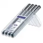 Rotulador de punta fina Staedtler Pigment Liner 308 Negro 4 uds.