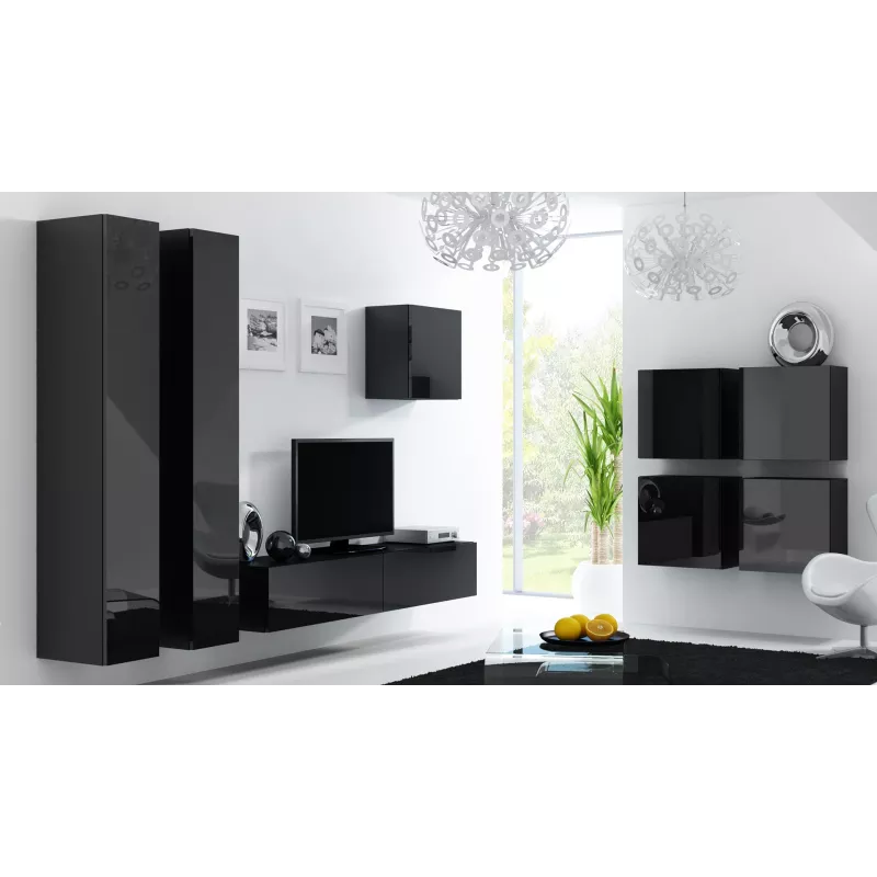 Soporte de TV Cama VIGO '180' 30/180/40 negro/negro brillante