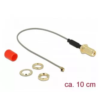 Cable coaxial DeLOCK 89832 0,1 m SMA gris