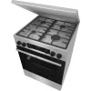 Gorenje GKS6C71XF Cocina independiente con horno Plata