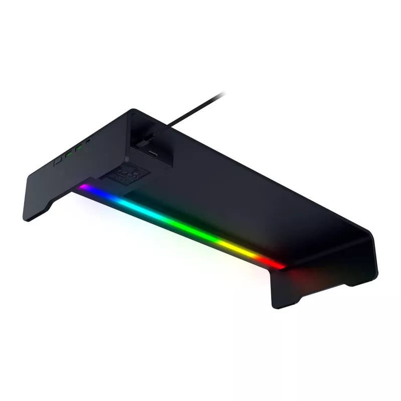 Razer Monitor Stand Chroma RC21-02320100-R3M1 soporte para monitor con dock USB-C integrado, HDMI, iluminación Razer Chroma