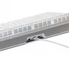 Teclado mecánico GLORIOUS GMMK 3 Pro 100% Pre-Built distribución ANSI US, interruptores Fox, Plata