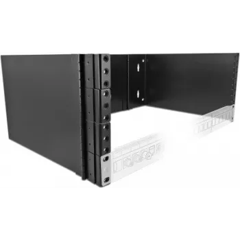 Base de rack DeLOCK 19 pulgadas rack de pared 4U plegable negro