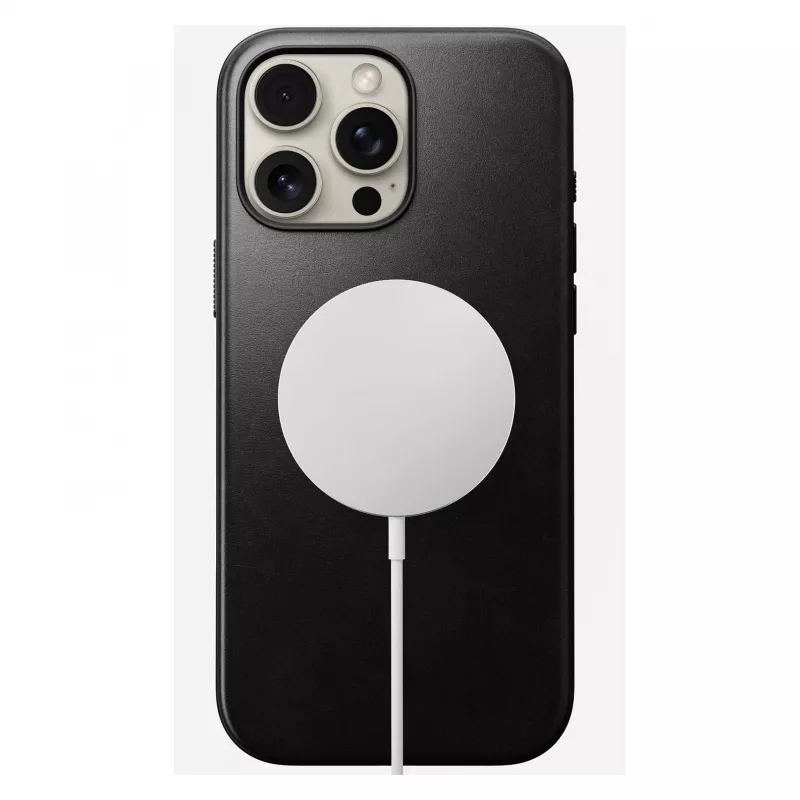 Funda para móvil Nomad Modern Leather Case para iPhone 16 Pro Max, 6,9