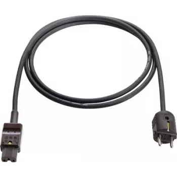 Cable de alimentación AS Schwabe 70873, 2 m de longitud, negro