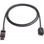Cable de alimentación AS Schwabe 70873, 2 m de longitud, negro
