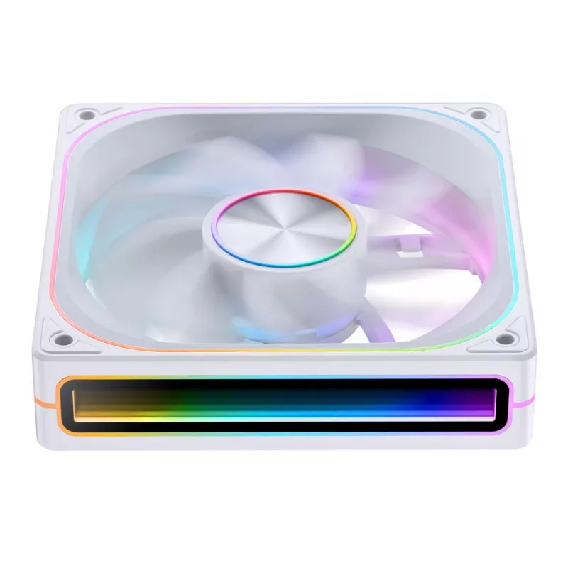 Ventilador de refrigeración Jonsbo ZA-120 Reverse Blade PWM ARGB 120 mm blanco