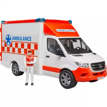 Bruder 1/16 Mercedes-Benz Sprinter ambulancia con conductor
