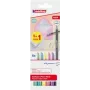 Edding 1200 Color Pen Fine rotuladores de punta de fibra, colores pastel, 6 unidades