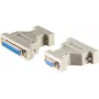 Adaptador Sub-D ShiverPeaks 9 polos a 25 polos – cambiador de género para conexión de dispositivos RS-232