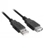 Cable USB Sharkoon USB 2.0 0,5 m negro