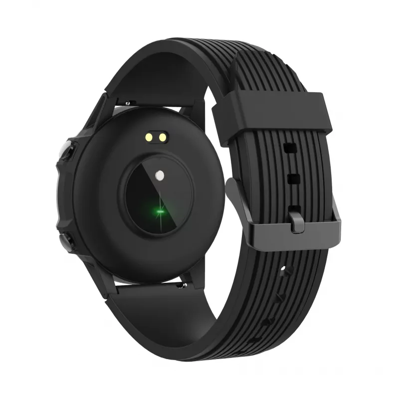 Denver SW-351 smartwatch, pantalla táctil IPS de 1,3″, sensor de frecuencia cardíaca, IP68, Bluetooth, negro