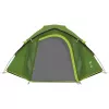 Carpa de cúpula Coleman Darwin 4 Plus Blackout — carpa túnel para 4 personas con vestíbulo, verde oscuro/verde claro
