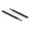 Bridas de cable de velcro DeLOCK 19010 150x12mm negro 10 uds.