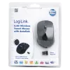 LogiLink Ratón óptico inalámbrico 2,4 GHz Mini - Ratón - óptico - 3 botones - inalámbrico - 2,4 GHz - receptor inalámbrico (USB) - Negro (ID0031)
