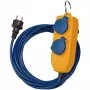 Alargador de corriente Brennenstuhl 1161750020 5m 2 tomas de corriente AC para interiores azul amarillo