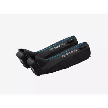 Masajeador de piernas Therabody RecoveryAir negro — masaje por compresión, 4 programas, Bluetooth, 240 min de autonomía