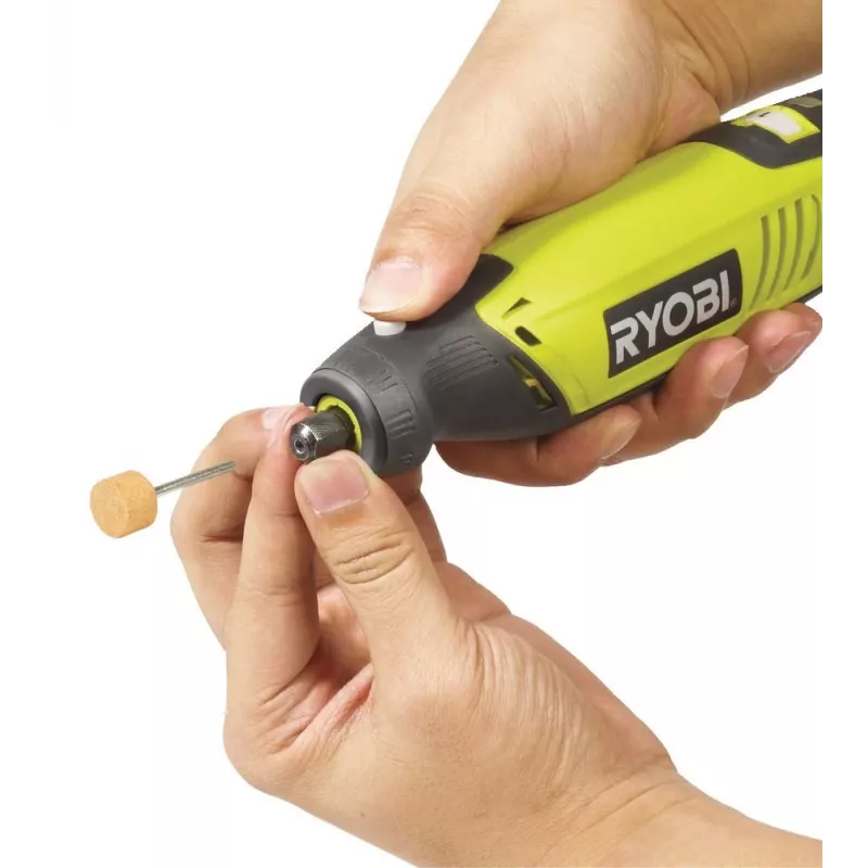 RYOBI EHT150V Amoladora recta 150W, set con 115 accesorios