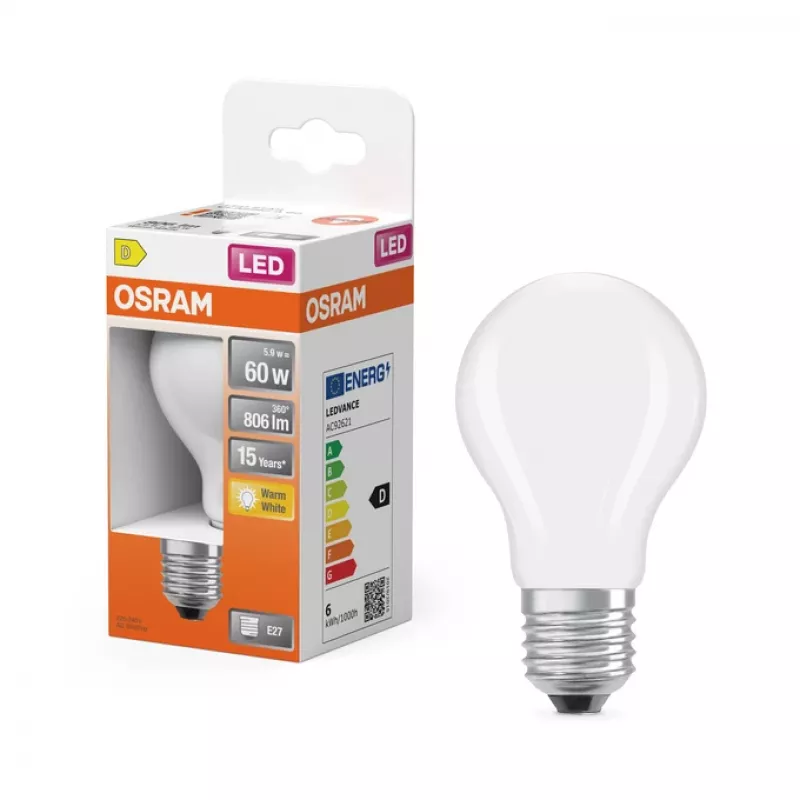 Osram Parathom Classic Filament | E27 | 5,9 W | Blanco cálido