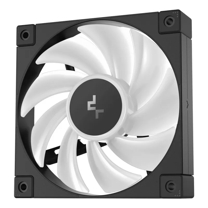 DeepCool FD12 ARGB R-FD12-BKAPN3-G ventiladores de caja, 120 mm (120x120x25), 12 V, pack de 3, negros