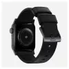 Correa Nomad Modern Strap negra de cuero activo con conector negro 42/44/45/49 ProV2