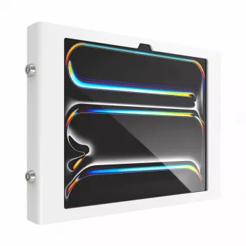 Compulocks iPad Pro M4 13 (2024), Apex Secured Enclosure Wall Mount - carcasa - para tablet - asegurada - con cerradura - marco metálico - blanco - pantalla