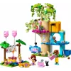 Juguete de construcción LEGO Friends 42666 set de juego casa del árbol fiesta de cumpleaños de gatos, 321 piezas, 6+ años, 180×160×100 mm