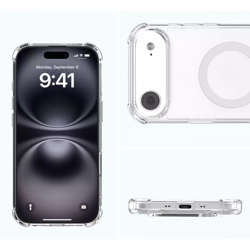Funda Border 4smarts Ibiza para Apple iPhone 17 Air 16,8 cm Transparente