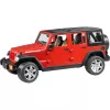 Modelo de todoterreno BRUDER JEEP Wrangler Unlimited Rubicon