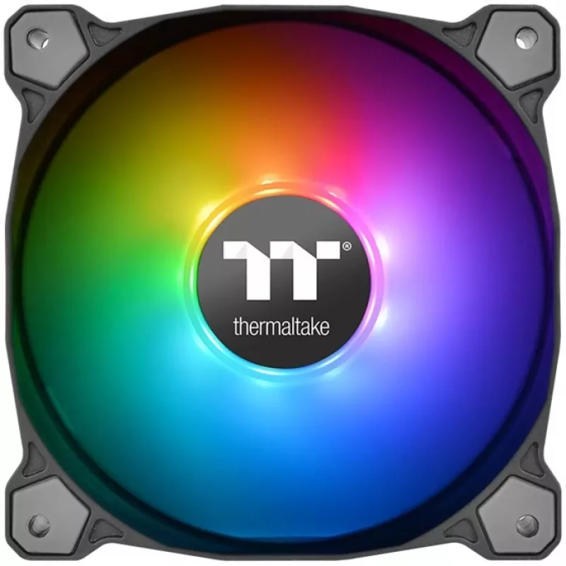 Ventilador de carcasa Thermaltake Pure 12 ARGB 120 mm pack de 3 Negro