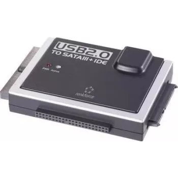 Convertidor USB 2.0 a IDE/SATA Renkforce P-ATA IDE – Interfaz USB 2.0 para unidades PATA (IDE) y SATA