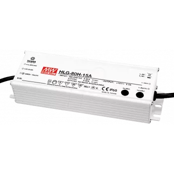 Driver LED MEAN WELL HLG-80H-12B potencia de salida 80W IP67