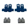 Set de portafusibles Varios para automóvil para fusibles de cuchilla planos 2 A — 20 uds.