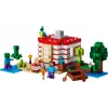 LEGO Minecraft set 21275 casa selvática TNT juguete de construcción, 287 piezas, 2 minifiguras, a partir de 8 años