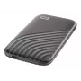 WD My Passport SSD WDBAGF0020BGY - SSD - cifrada - 2TB - externa (portátil) - USB 3.2 Gen 2 (conector USB-C) - AES de 256 bits - gris espacial (WDB